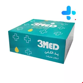3Med Alcohol Pad ethyl alchohol 70 % 100 pcs