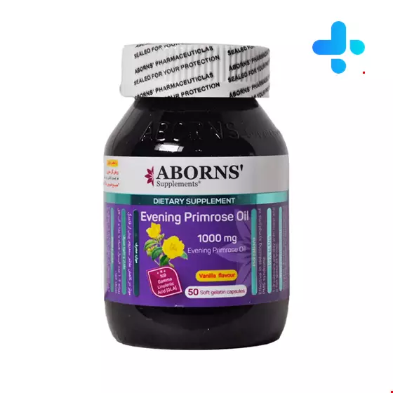 Aborns Evening Primrose Oil 1000mg 50 Softgel