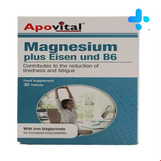 Apovital Magnesium Plus Eisen And B6 30 Tablet 
