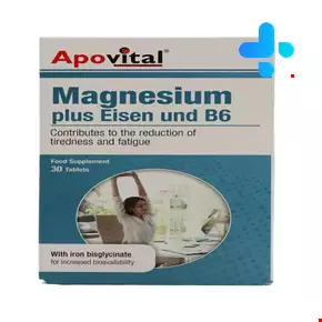 Apovital Magnesium Plus Eisen And B6 30 Tablet 