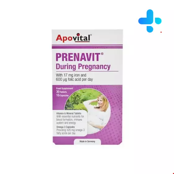 Apovital Prenavit During Pregnancy 45 Tabs & Caps