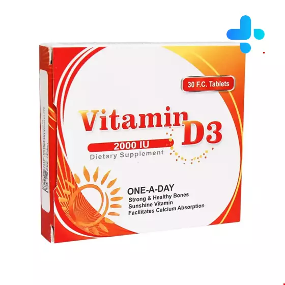 Aryansana Vitamin D3 2000 IU 30 Tablets