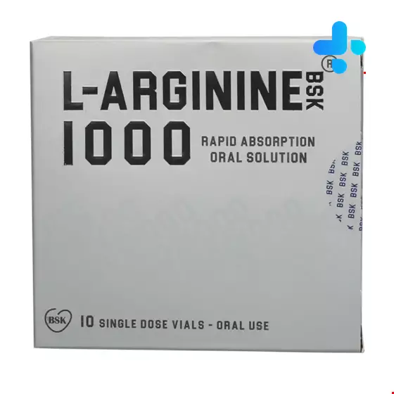 BSK L Arginine 1000 mg 10 Vials