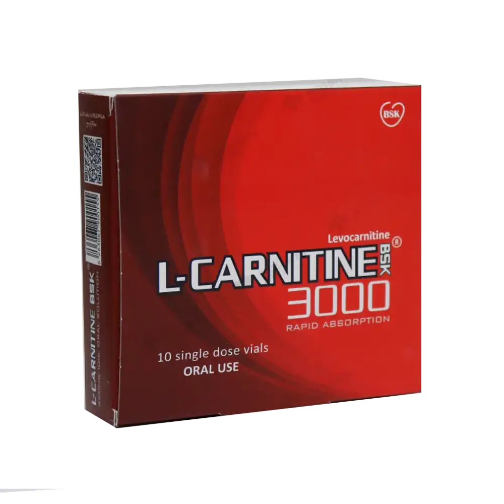 قیمت و خرید ویال ال کارنیتین 3000 بی اس کی 10 عددی