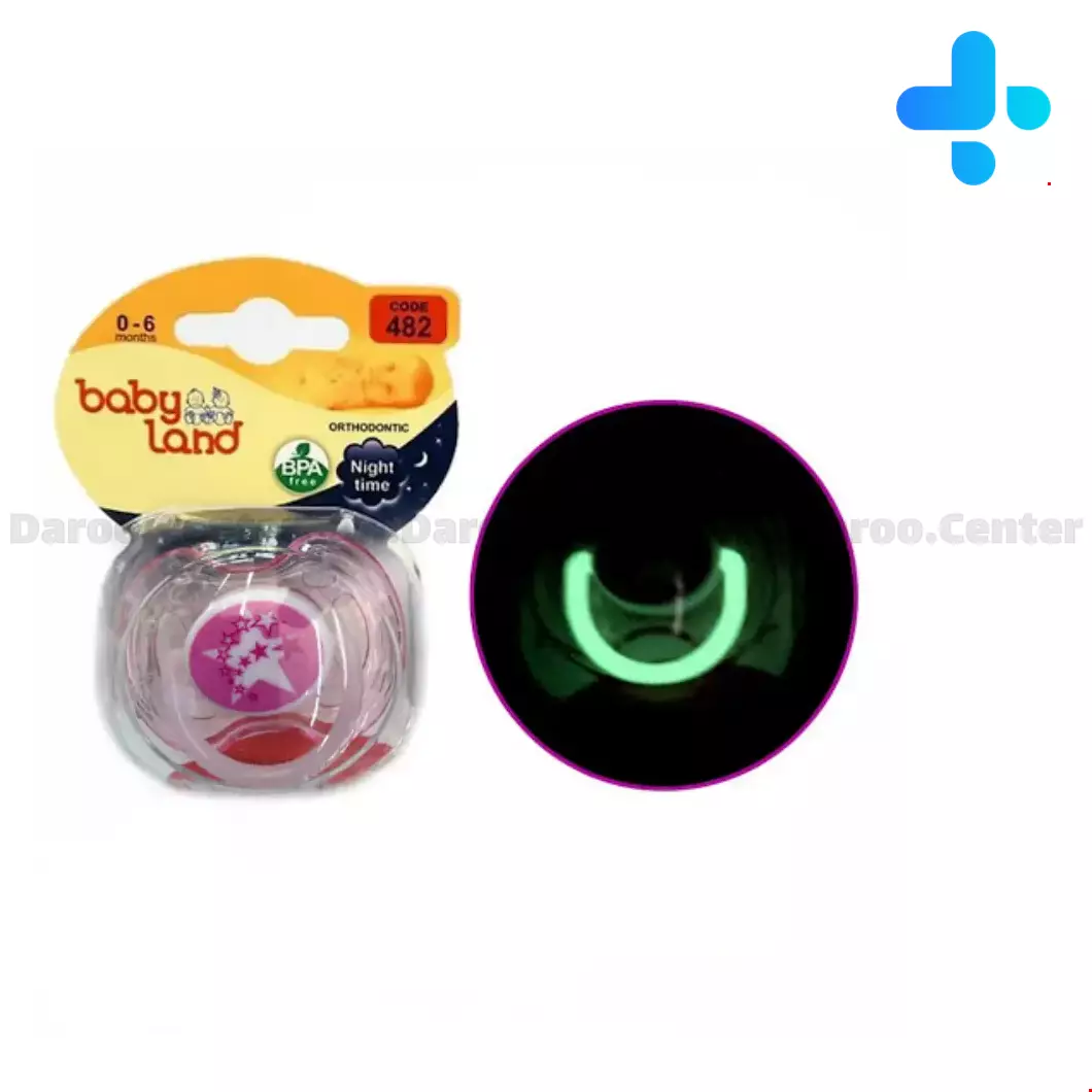 Baby Land Orthodontic Luminescent Pacifier 482