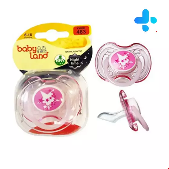 Baby Land Orthodontic Luminescent Pacifier 483