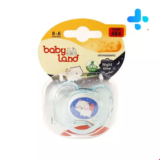 Baby Land Orthodontic Luminescent Pacifier 484