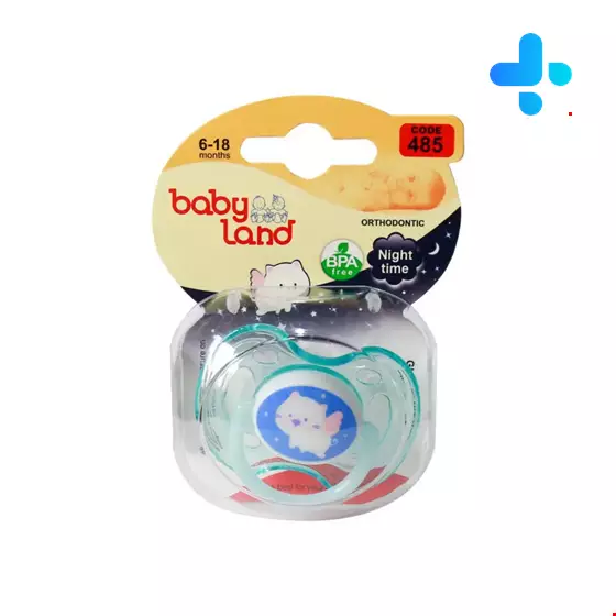 Baby Land Orthodontic Luminescent Pacifier 485