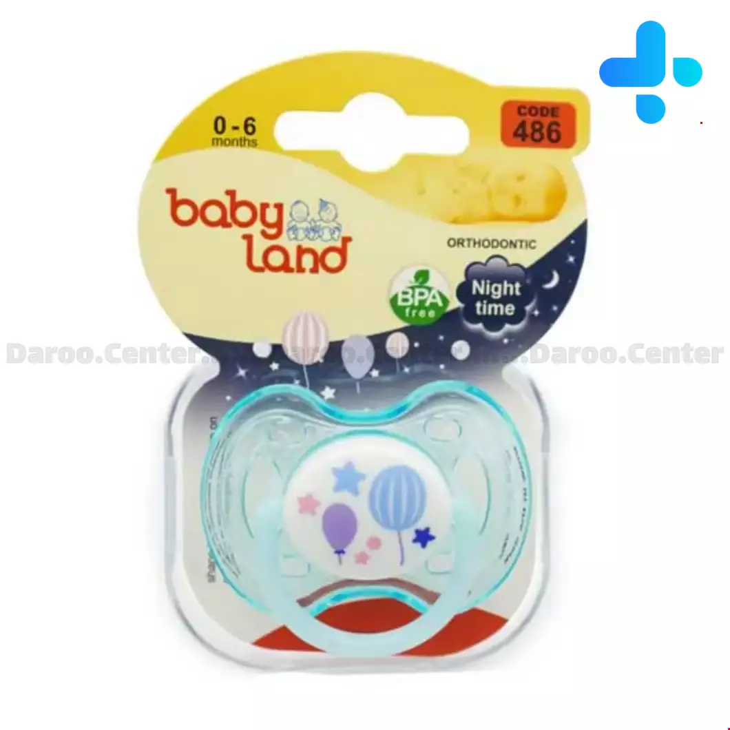 Baby Land Orthodontic Luminescent Pacifier 486