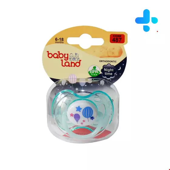 Baby Land Orthodontic Luminescent Pacifier 487