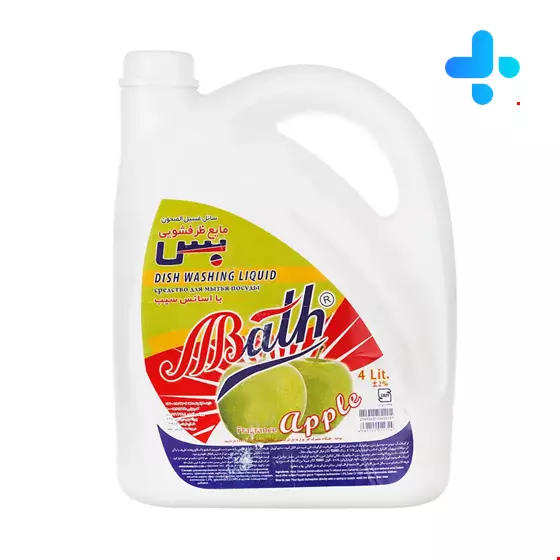 Bath liquid with apple scent 4 liter Dishwashing