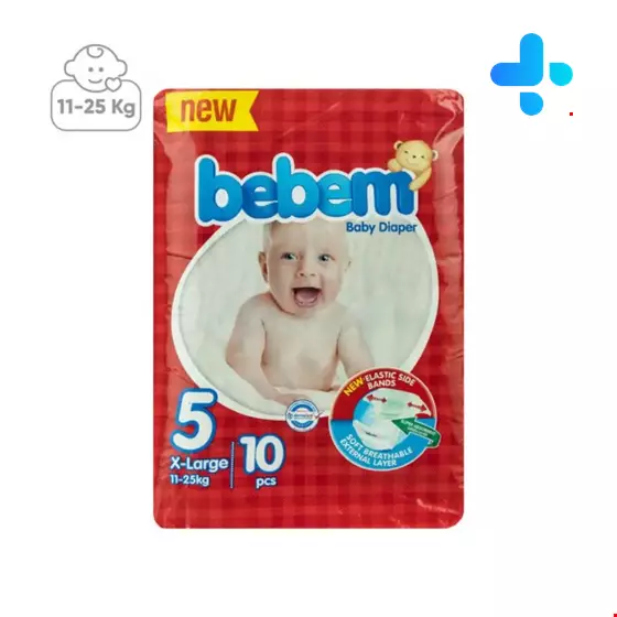 Bebem New Size 5 Pack of 10 Diaper