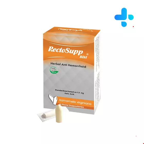 Behta Daru Anti Hemorroid RectoSupp 10 Rectal Suppositories 