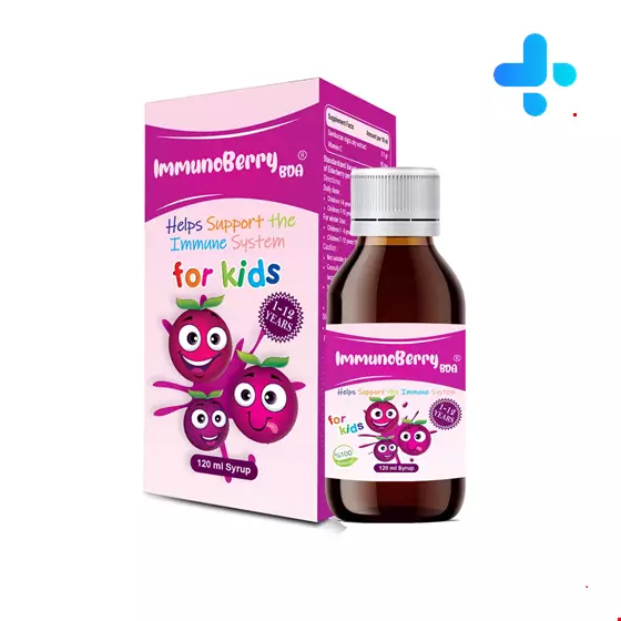 Behta Daru Immunoberry Bda helps Support The Immune System For Kids 120 ml 