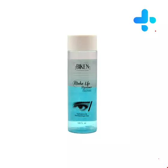 Biken Make Up Remover Two Phase Ophtalmic And Dermatologic Use 120 Ml