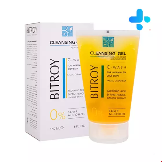 Bitroy Cleansing Gel Containing Vitamin C Suitable for normal to oily skin 150 ml