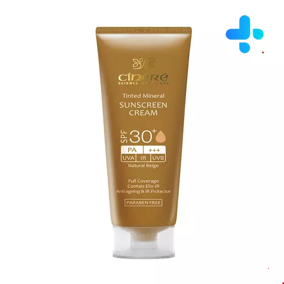 Cinere Tinted Mineral SPF30 Sunscreen Cream 50 Ml