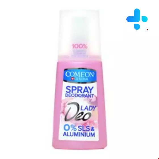 Comeon 0% SLS And Aluminium Lady 125ml Deodorant Spray