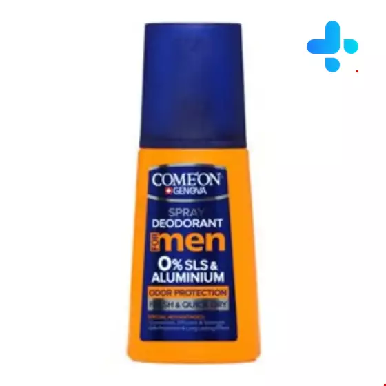 Comeon 0% SLS And Aluminium  Spray For Men 125ml Deodorant