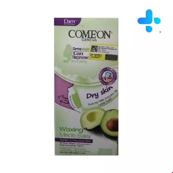 Comeon wax strips for dry skin 12 pieces
