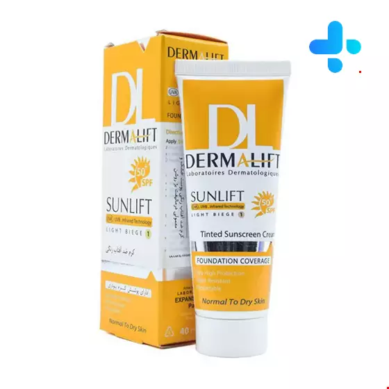 DERMALIFT SunLift Sunscreen Cream SPF 50+ Normal To Dry Skin 40 ml