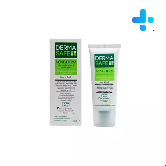 Derma Safe Acne Derm Anti Acne Gel For Oily, Combination & Acneic Skin 75 ml