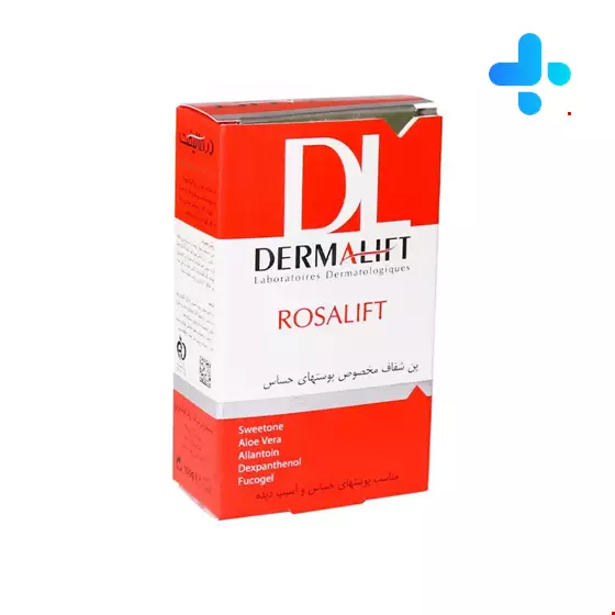 Dermalift Rosalift Transparent Sensitive Skin Syndet Bar 100 gr