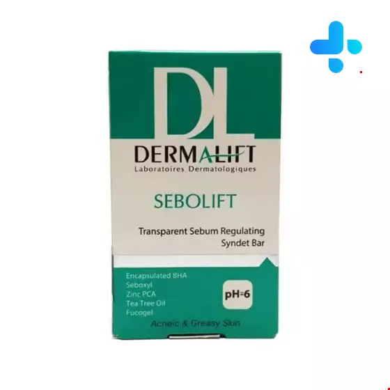 Dermalift Sebolift Transparent Sebum Regulating Syndet Bar 100 gr