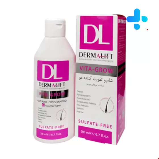 Dermalift Vita Grow Greasy Hair Anti Hair Loss 200ml Shampoo