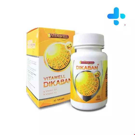 Vitawell Daily D3 Plus Dikaban 30 Tablets