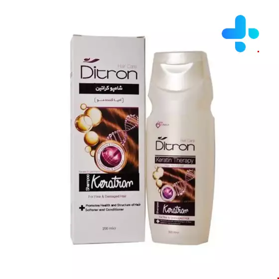 Ditron For Fine And Damaged Hair Keratron 200 ml Shampoo