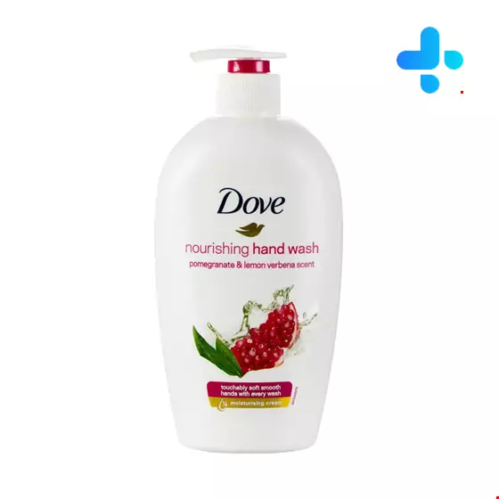 Dove Nourishing hnd wash with pomegranat e and lemon verbena scent