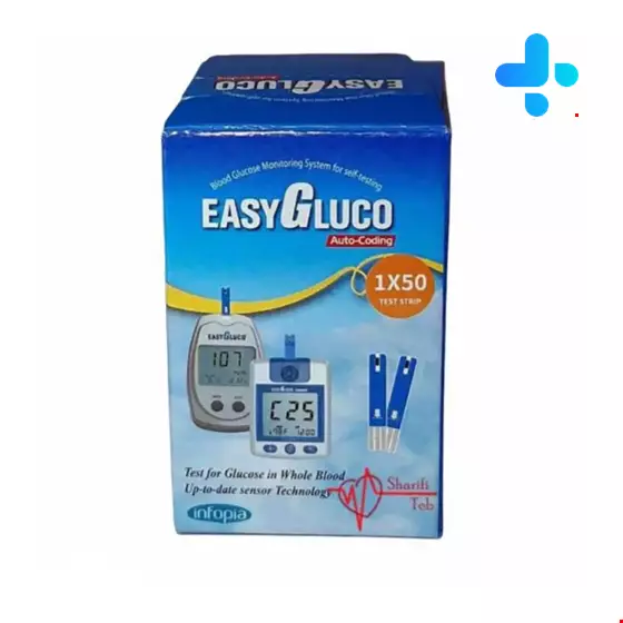Easy Gluco Blood Glucose Test 50 Strips