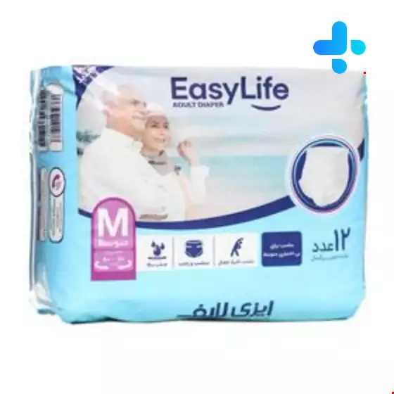 Easy Life Adult Panty M Size 12 Diapers