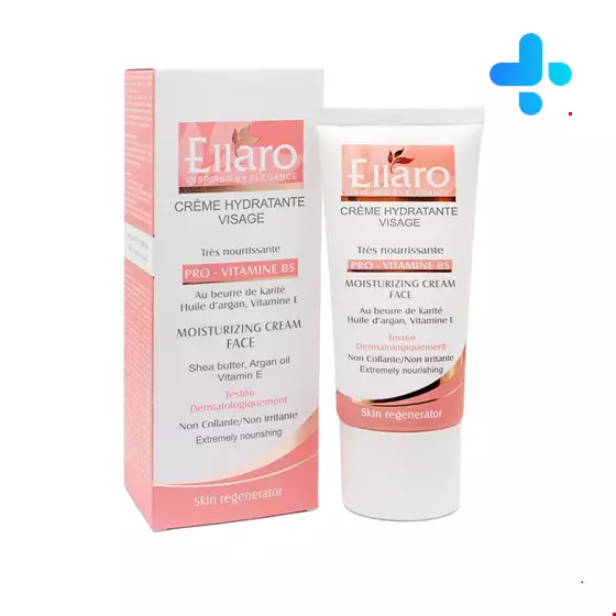 Ellaro Moisturizing Face Pro Vitamin B5 Cream For Dry And Very Dry Skin 50 ml