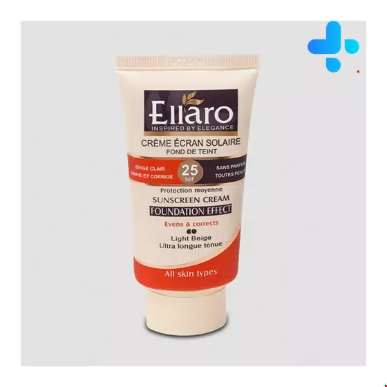Ellaro Sunscreen Cream SPF 25 For All Skin Type 40 ml