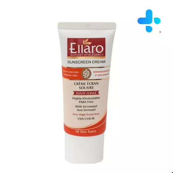Ellaro Sunscreen Cream SPF 50⁺ For All Skin Types 50 ml