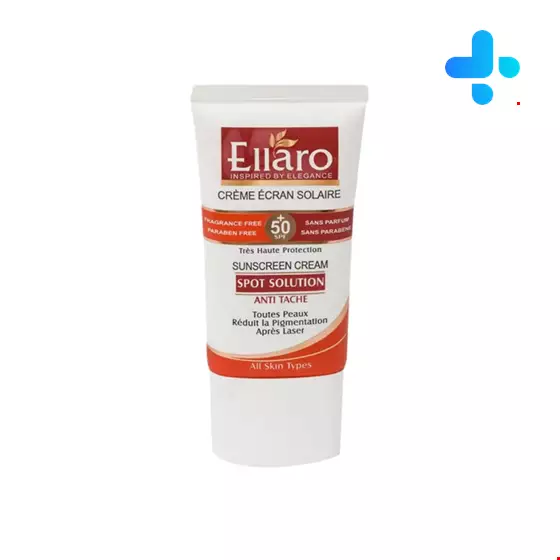 Ellaro Sunscreen Cream SPF 50⁺ Spot Solution For All Skin Types 40 ml