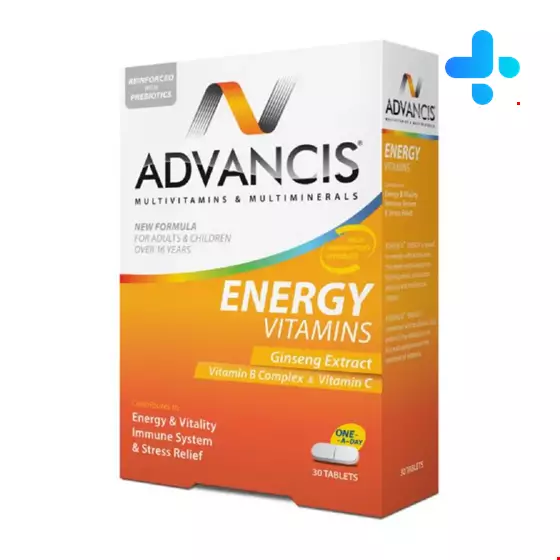 Advancis Multivitamins & Multiminerals Energy Vitamins Tablets 30 Tablets