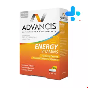 قرص مولتی ویتامین مینرال انرژی ویتامینز ادونسیس 30 عددی