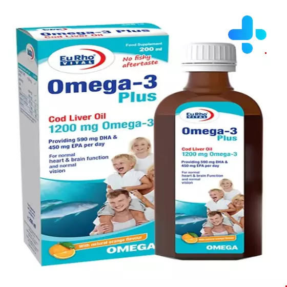 EuRho vital Omega 3 Plus 200 ml Syrup