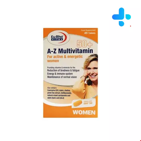 Eurho Vital A Z Multivitamin +50 For Women 45 Tabs