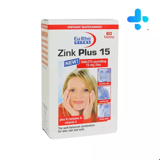 Eurho vital Zinc Plus 15mg 60 Tabs