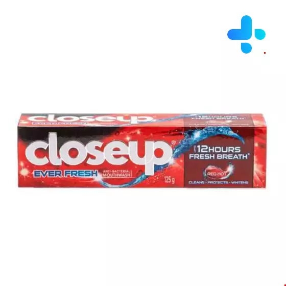 Ever Fresh Red Hot Toothpaste Closeup