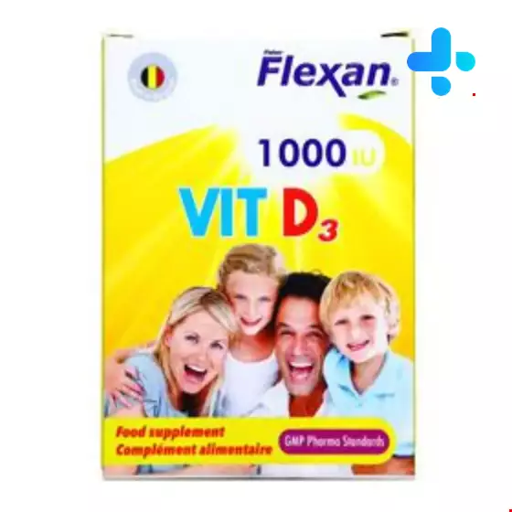Felax Vitamin D3 1000 Mg 60 Softgel