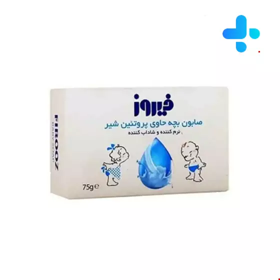 Firooz baby soap whith milk protein 75g