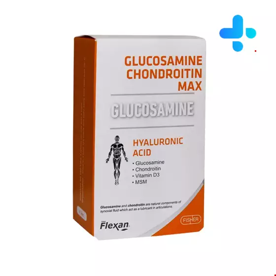 Flexan Fisher Glocosamine Chondroitin Max 60 Tablets
