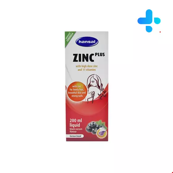 Hansal By Sanotact Zinc Plus Syrup 200 Ml 