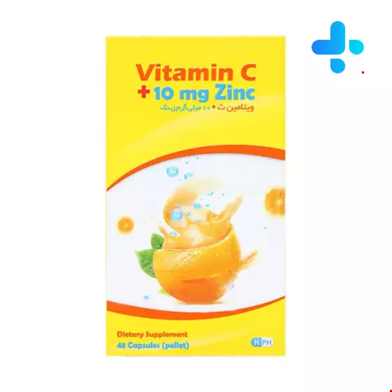Hegmatan Daru Gharb Vitamin C Plus 10 Mg Zinc 48 Capsule