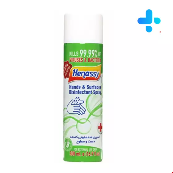 Henassy Hands & Surfaces Disinfectant Spray 500 ml